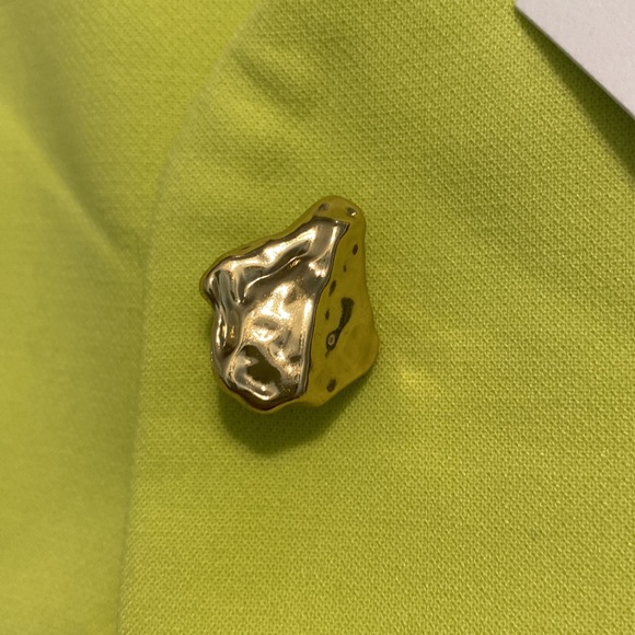 New with tags! Christian Lacroix chartreuse vest - Picture 2 of 3